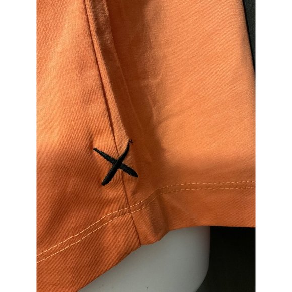 New Never Worn Men's CUTS AO Universal Curve-Hem Orange Tee Small - Picture 4 of 12